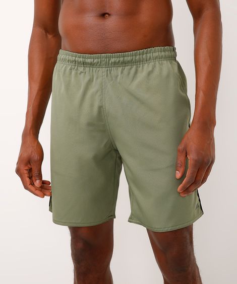 bermuda masculina com bolsos verde