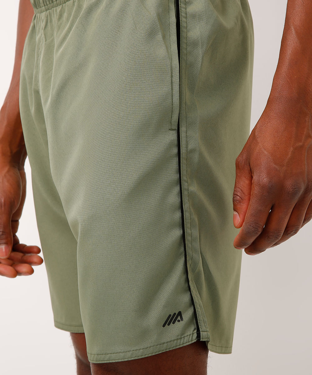 bermuda masculina com bolsos verde