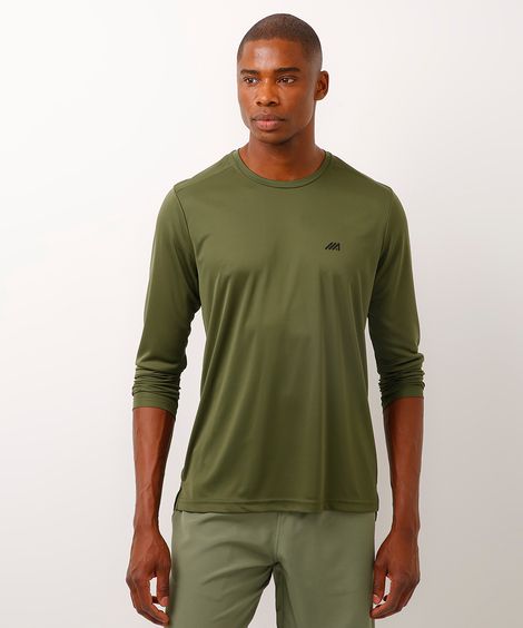 camiseta com proteção uv verde