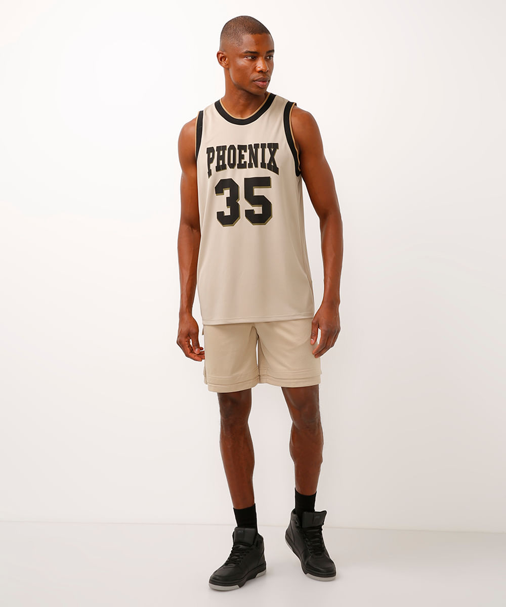 regata basquete phoenix esportiva bege
