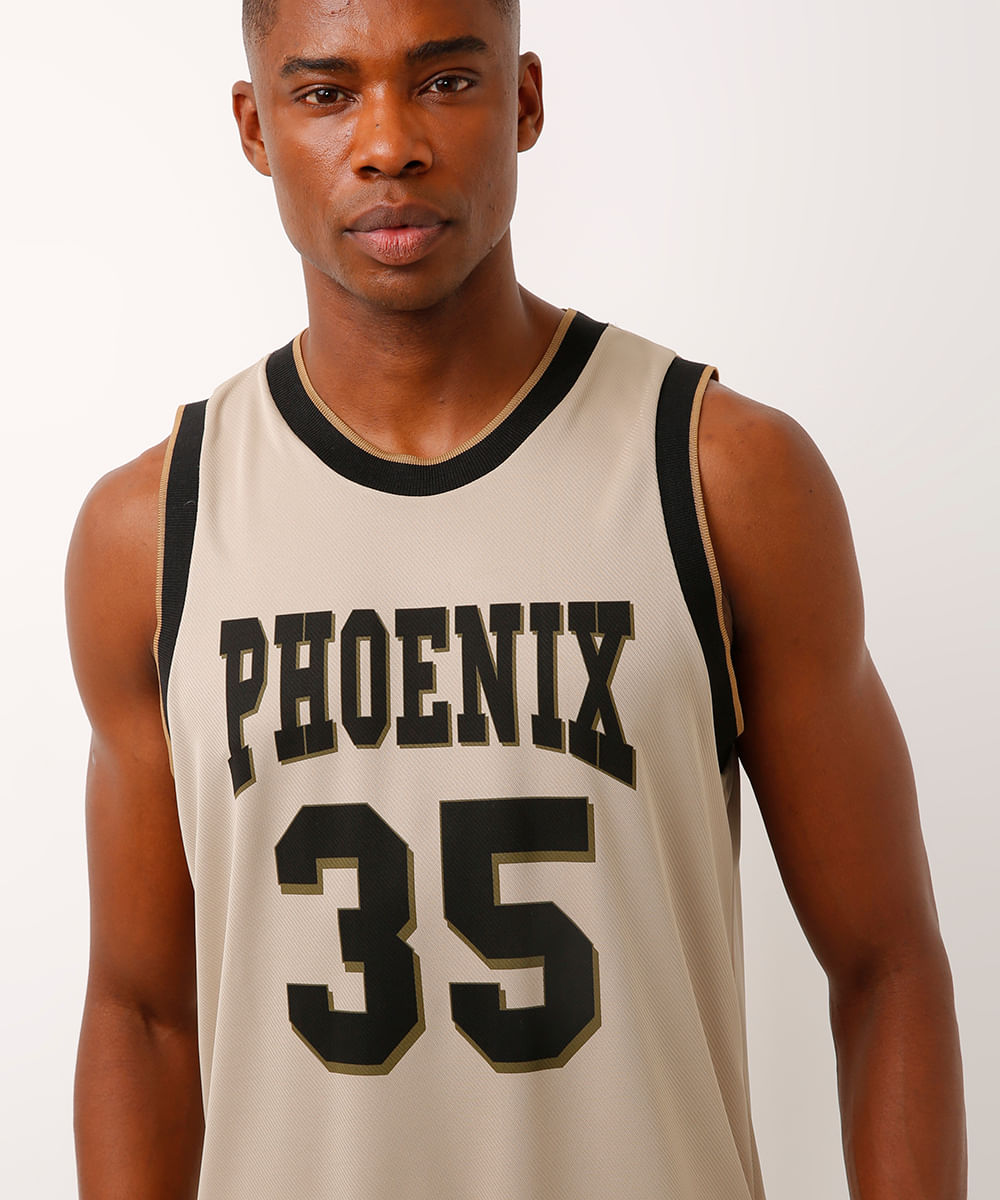 regata basquete phoenix esportiva bege