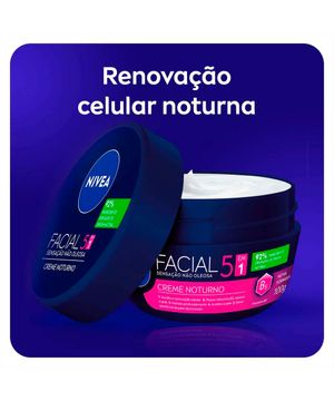 NIVEA Kit – Creme Hidratante Facial 7 em 1 Beleza Radiante 100g + Creme Hidratante Facial Noturno 100g