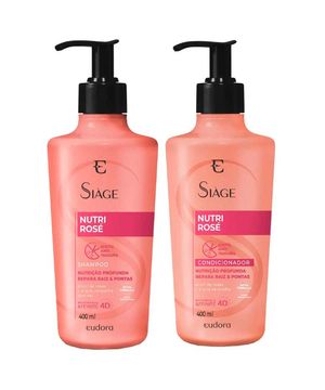 Eudora Siage Nutri Rose Kit - Shampoo + Condicionador