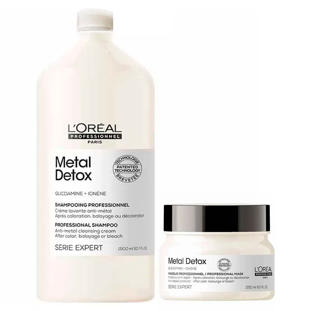LOréal Professionnel Metal Detox Kit Shampoo + Máscara