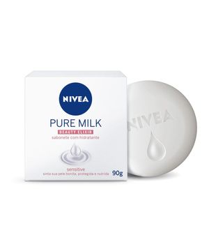 NIVEA Sabonete em Barra Pure Milk Sensitive