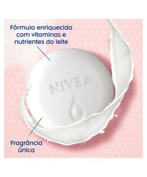 NIVEA Sabonete em Barra Pure Milk Sensitive