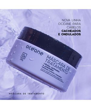 Kit Máscara de Tratamento + Shampoo Para Cabelos Cacheados Océane (2 Produtos)