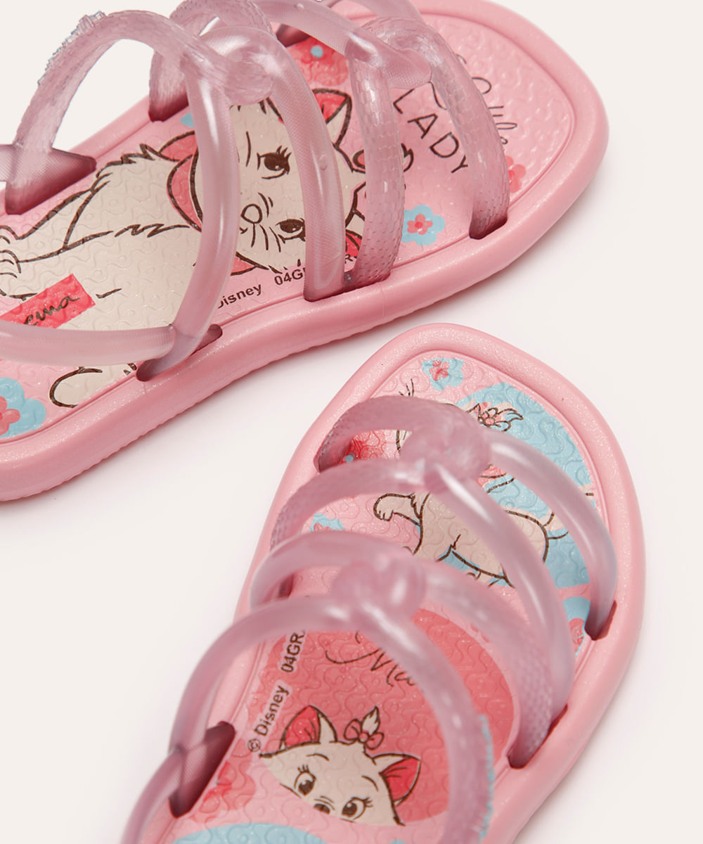 sandália infantil ipanema marie rosa