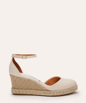 espadrille anabela vizzano salto de corda off white