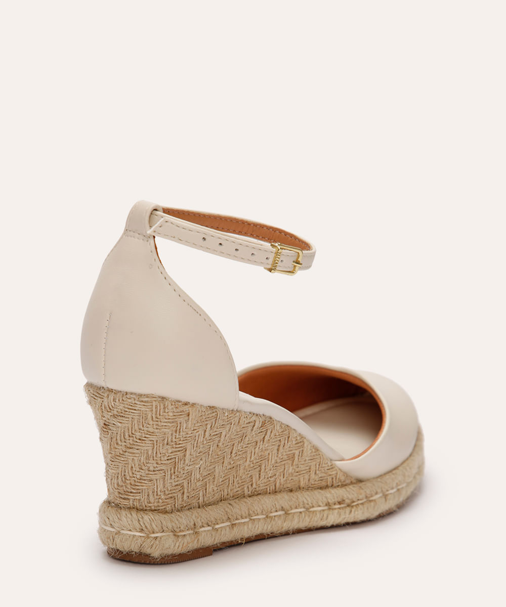 espadrille anabela vizzano salto de corda off white