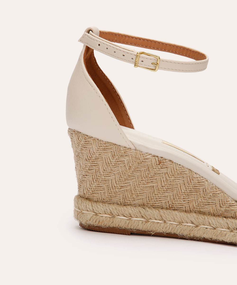 espadrille anabela vizzano salto de corda off white