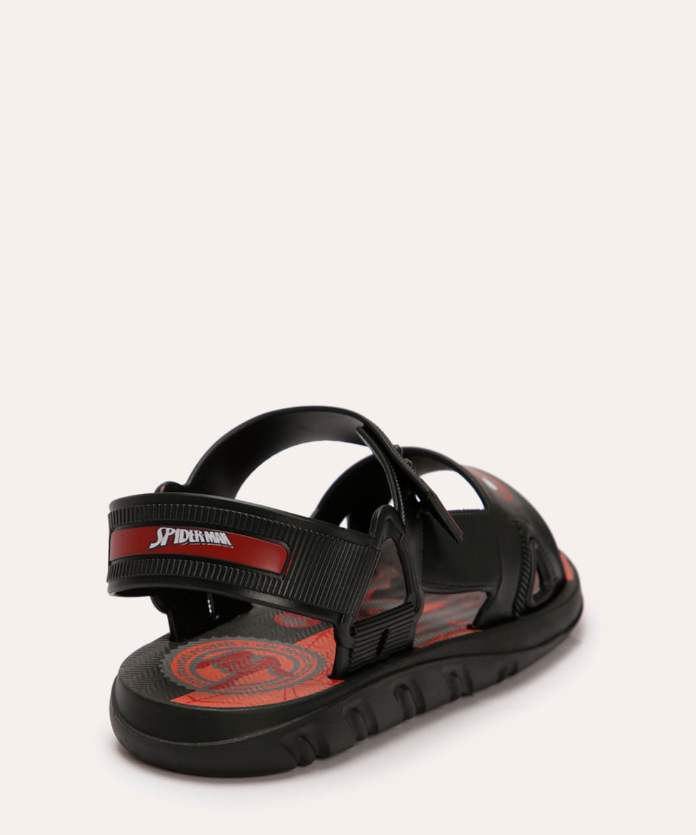 papete infantil homem aranha preto