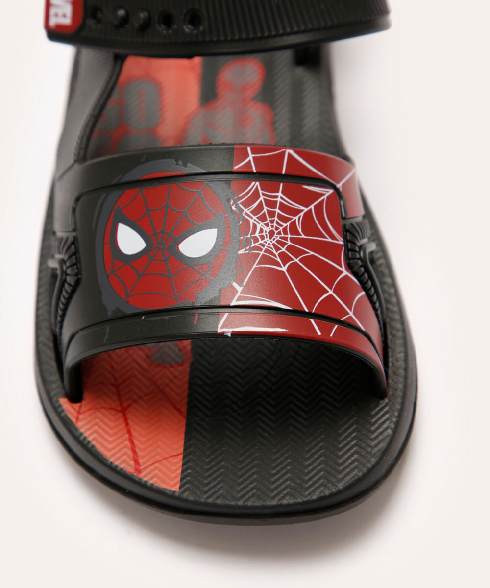 papete infantil homem aranha preto