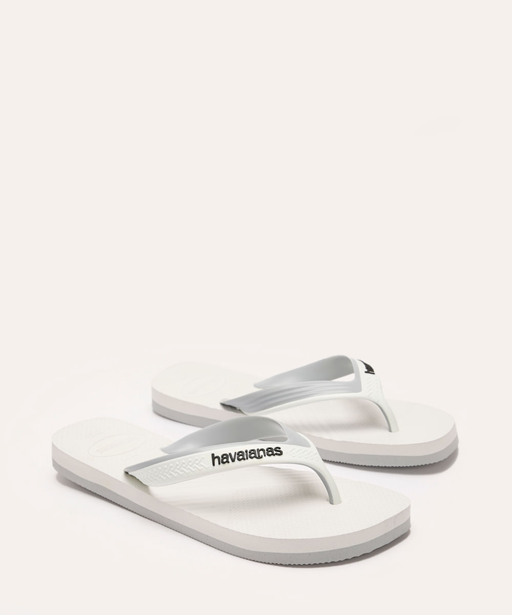 chinelo havaianas dual branco