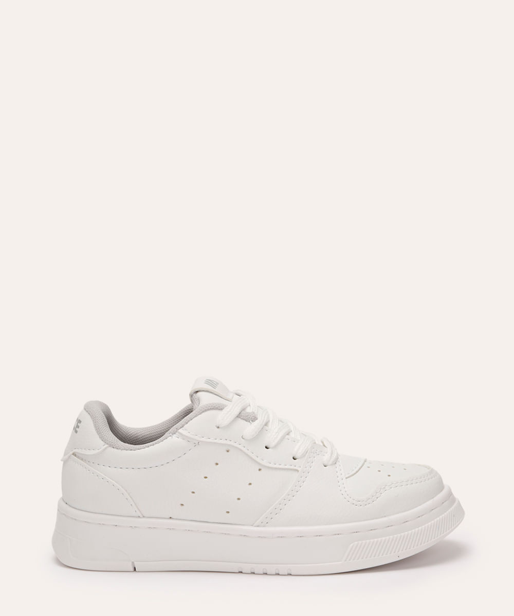 tênis casual infantil branco
