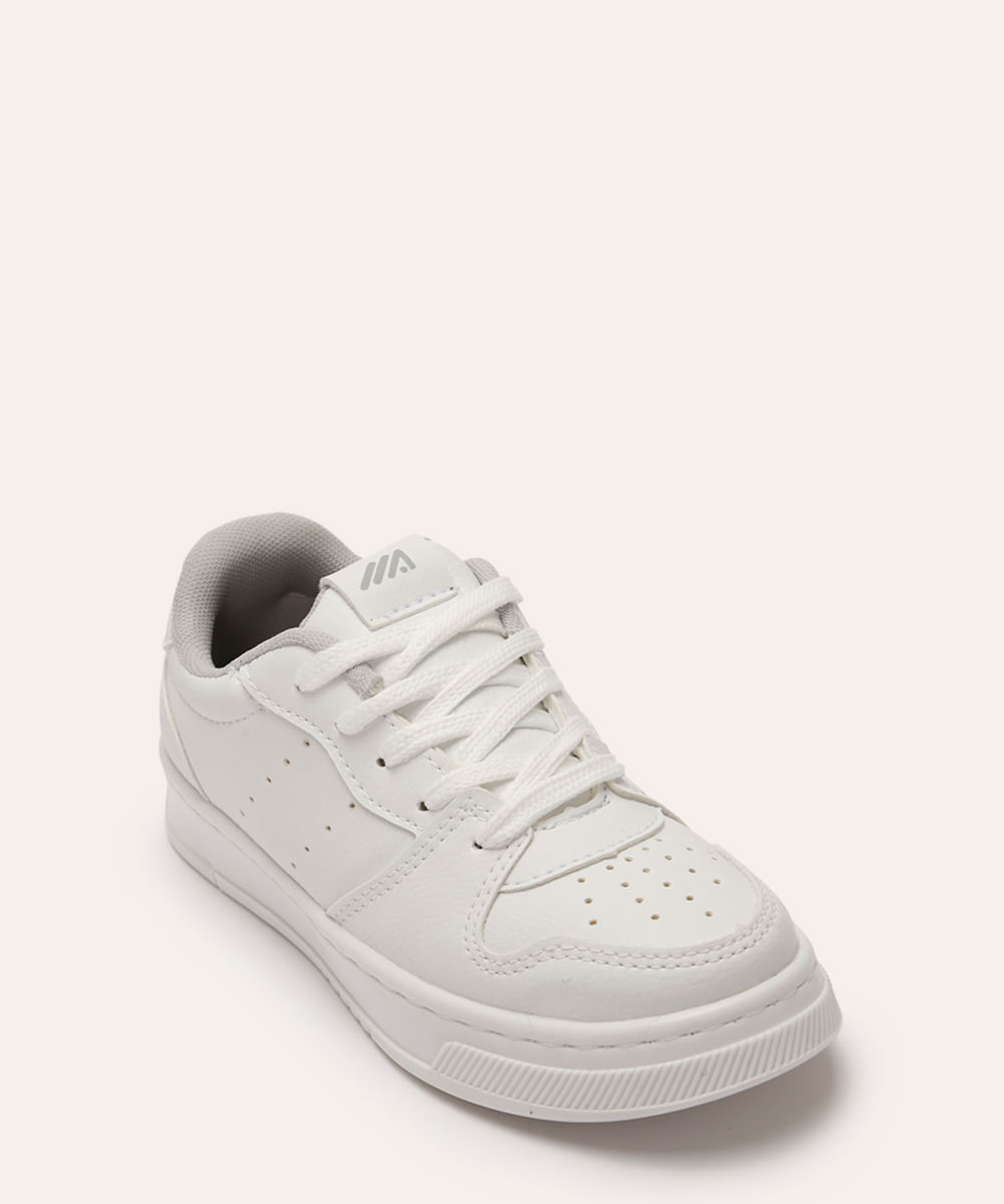 tênis casual infantil branco