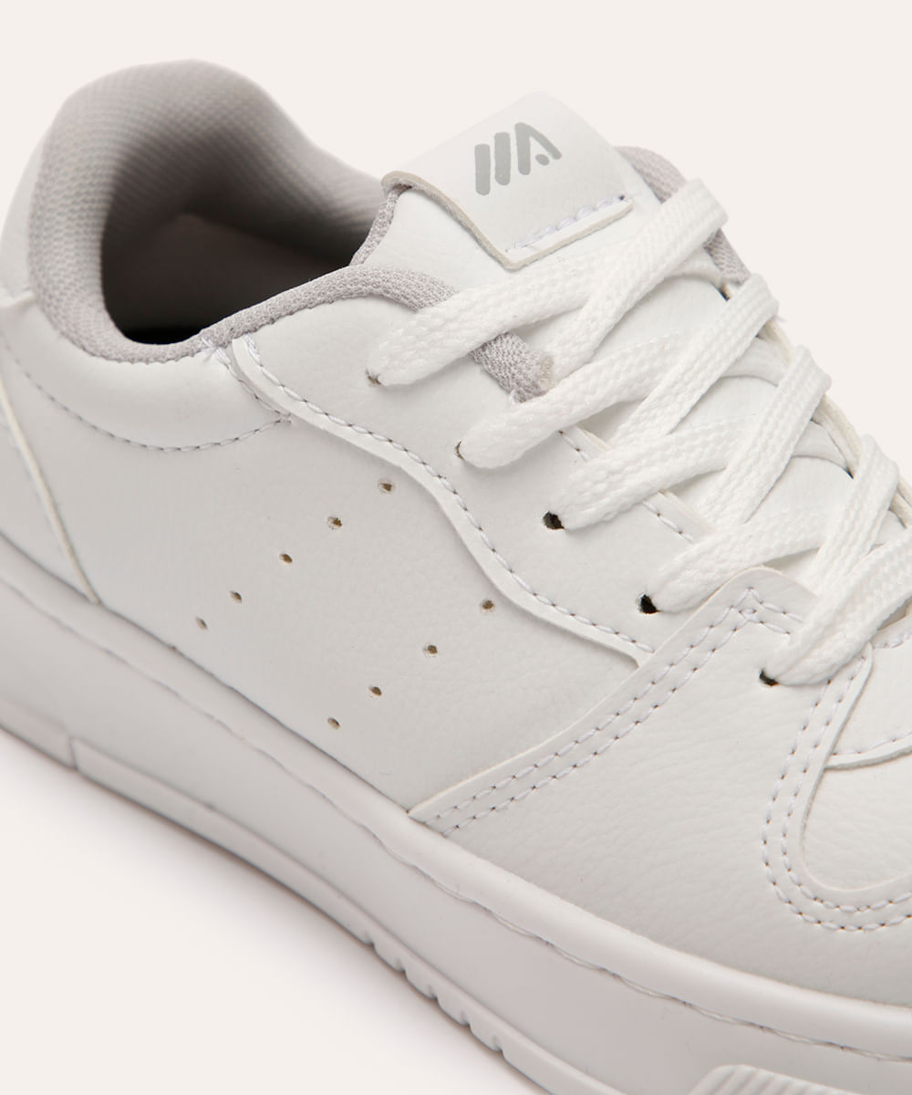tênis casual infantil branco