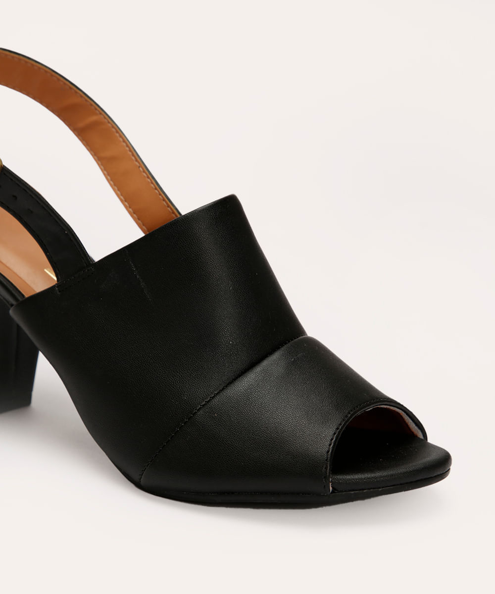 sandália ankle boot vizzano preto