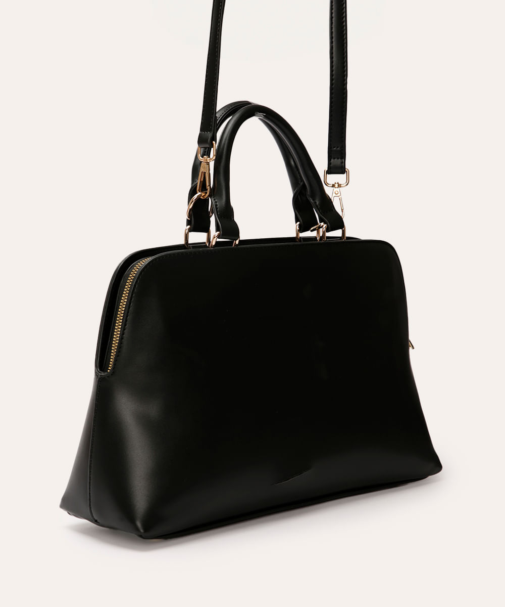 bolsa tote estruturada mindset preta