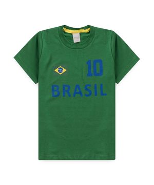 Camiseta Do Brasil Verde Escura