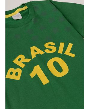 Camiseta 10 Do Brasil Verde