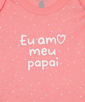 body infantil de algodão eu amo meu papai