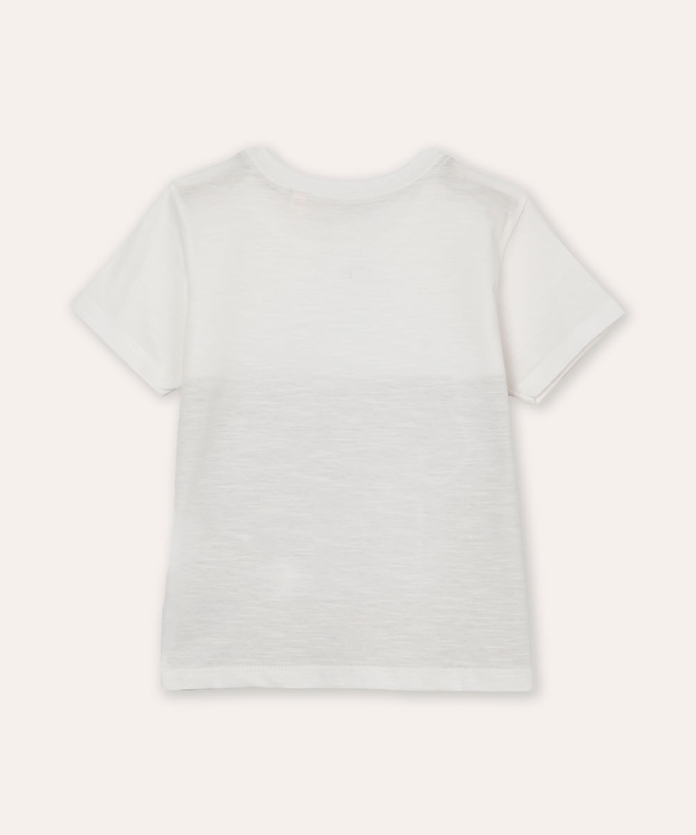 camiseta de algodão infantil marshall patrulha canina bege