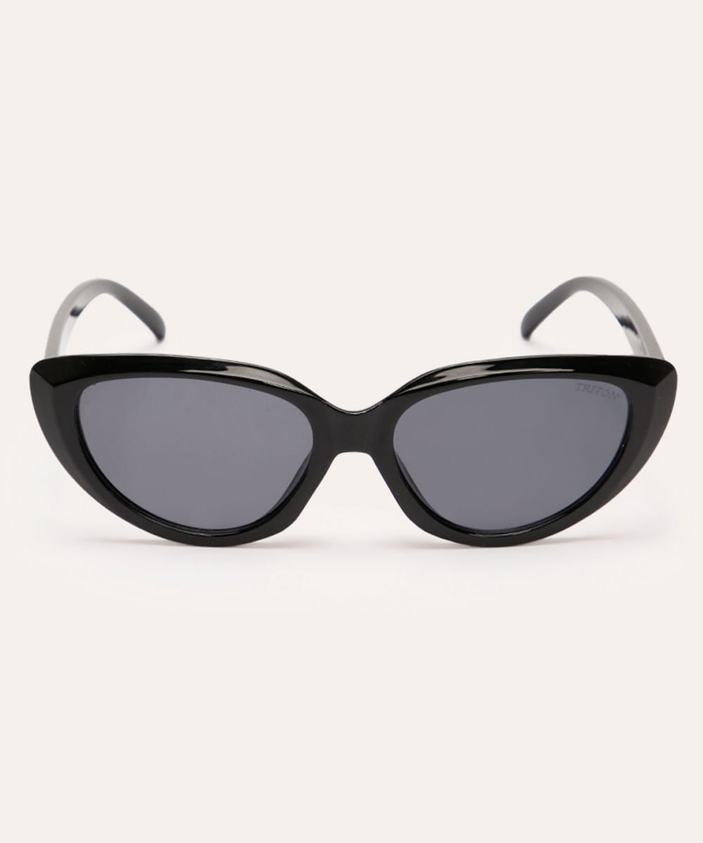 óculos de sol gatinho triton preto