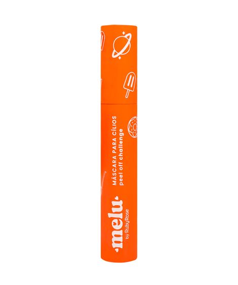 máscara para cílios peel off melu challenge