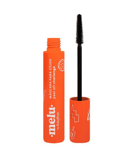 máscara para cílios peel off melu challenge