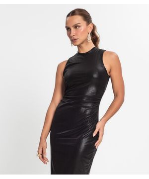 Vestido Midi Feminino Endless Preto