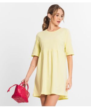 Vestido Feminino Liso Select Amarelo