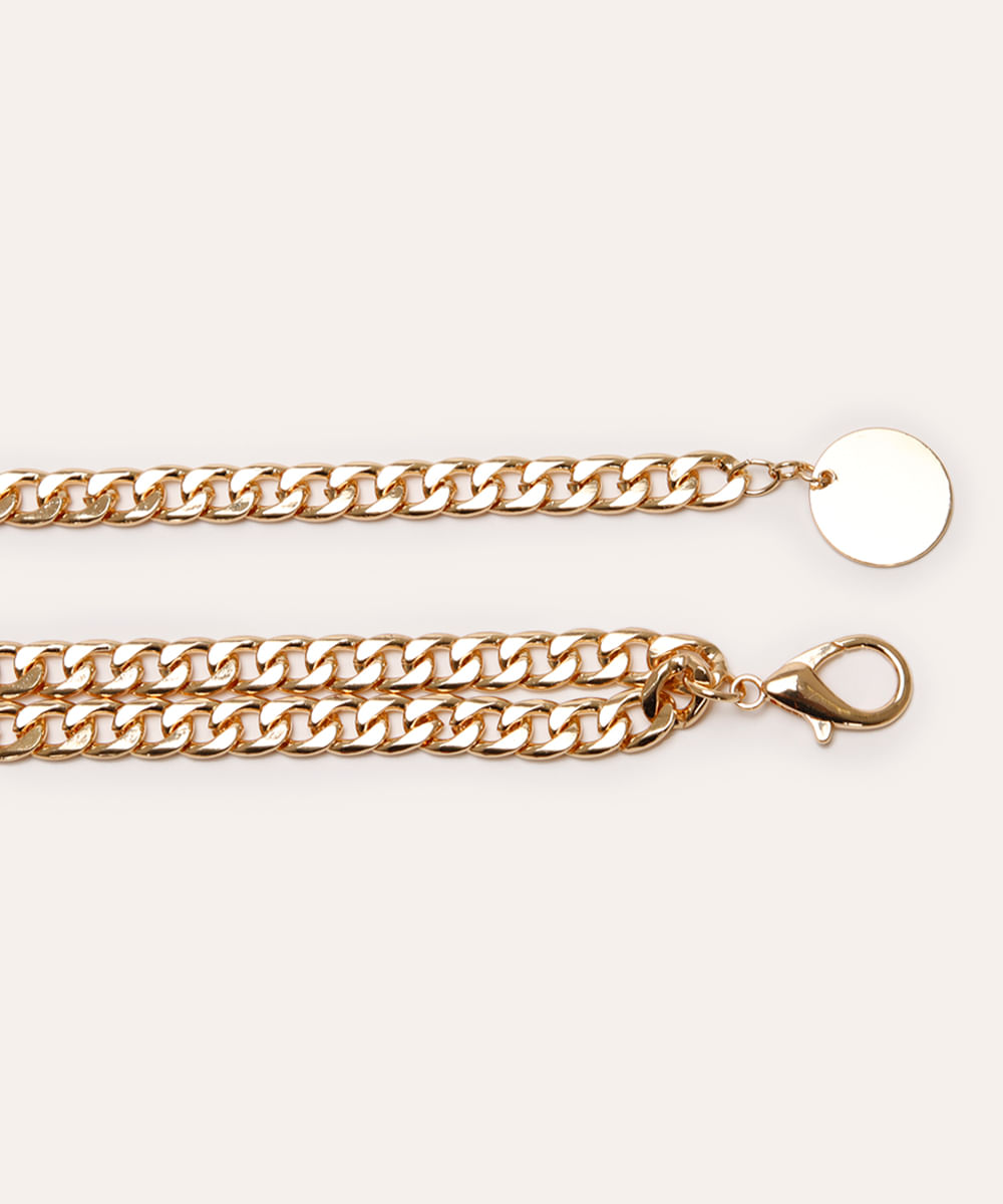 cinto corrente fino dourado