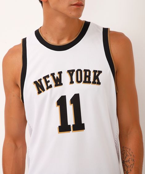 regata basquete new york esportiva branca