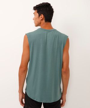 regata machão oversized esportivo ace verde