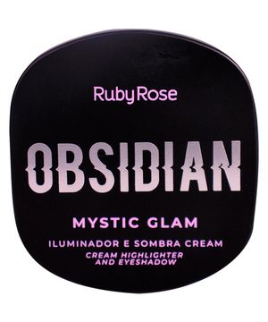 iluminador e sombra ruby rose cream obsidian pearl hb26001 rosa