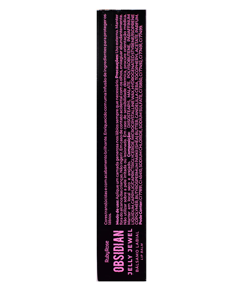 balm ruby rose jelly jewel obsidian rhodonite hb74001 rosa