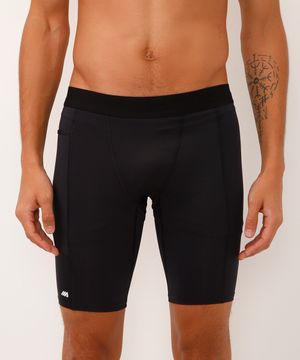 bermuda de compressão com bolso esportiva ace preta