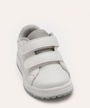 tênis infantil com velcro cinza