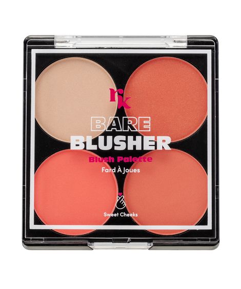 ruby kisses paleta de blush bare blush livin bare