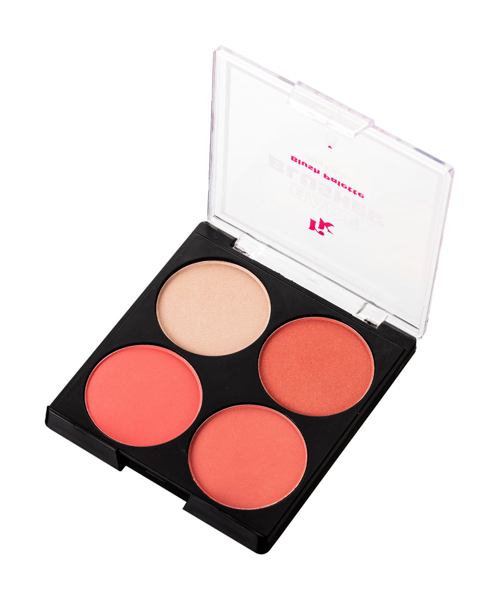 ruby kisses paleta de blush bare blush livin bare