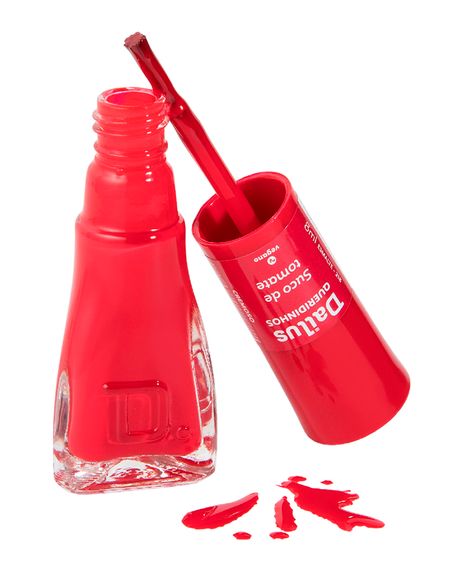 esmalte dailus suco de tomate