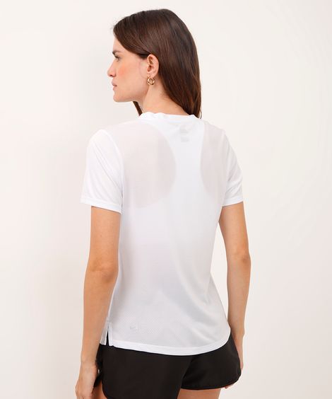 blusa com reflexivo nos ombros esportiva ace branca
