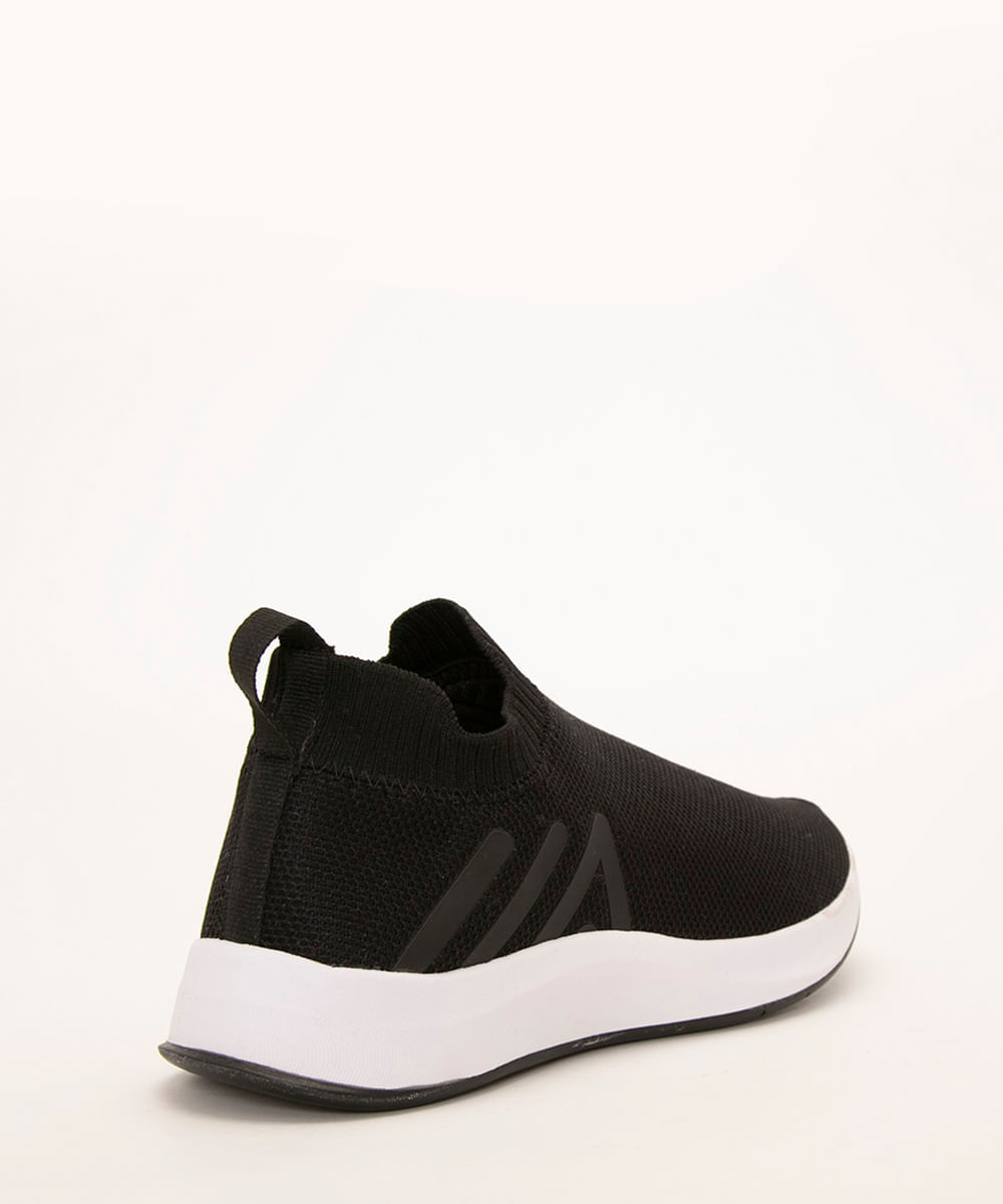 tênis calça fácil esportivo ace preto