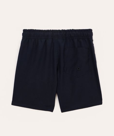 bermuda surf infantil com bolso azul