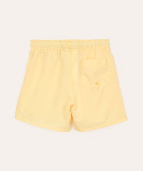 Bermuda Surf Infantil com Bolso Amarela