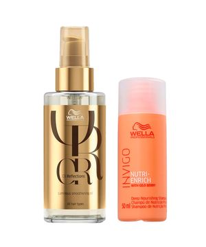 Wella Professionals Kit - Shampoo Invigo + Óleo Oil Reflection