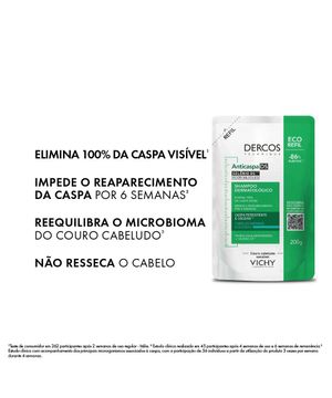 Vichy Dercos Shampoo Anticaspa DS - Cabelos Normais a Oleosos Refil