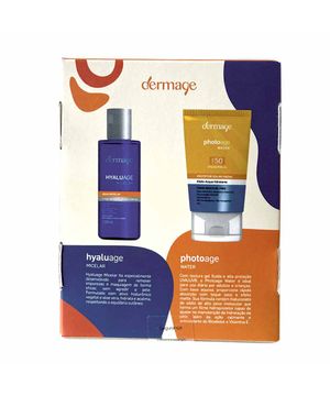 Dermage Kit - Protetor Solar Facial FPS50 +  Água Micelar