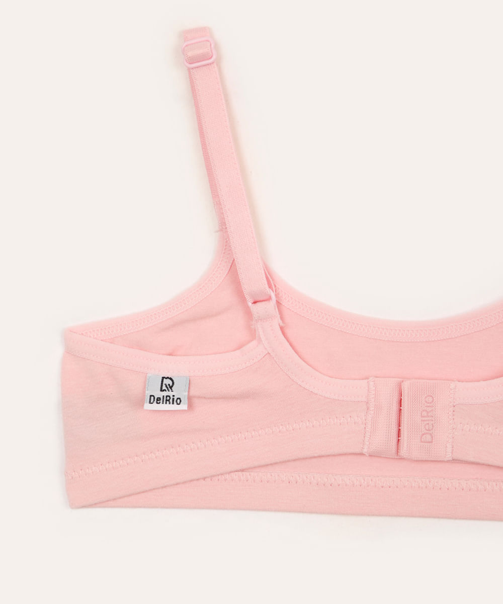 kit de 2 sutiãs infantil miss delrio multicor